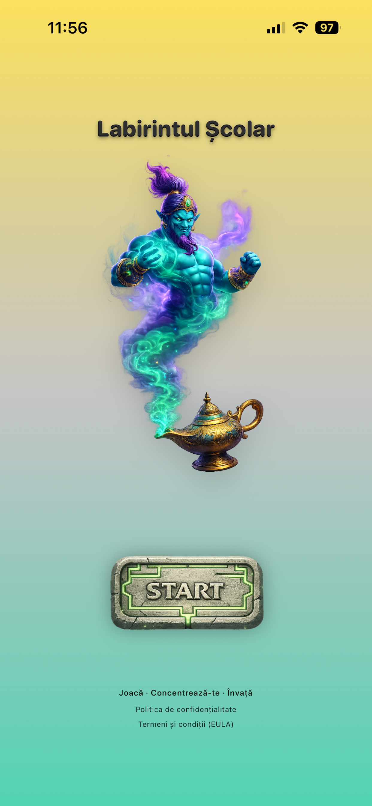 Ecran nivel finalizat